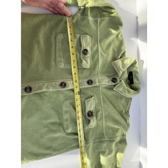 Forever 21 Ruby Shirt Jacket Womens XS Green Thick Fuzzy Lumber Jane - Picture 4 of 6